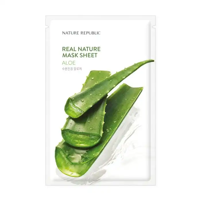 Real Nature Mascarilla de Aloe Vera 23 ml - Nature Republic - Comparador de precios