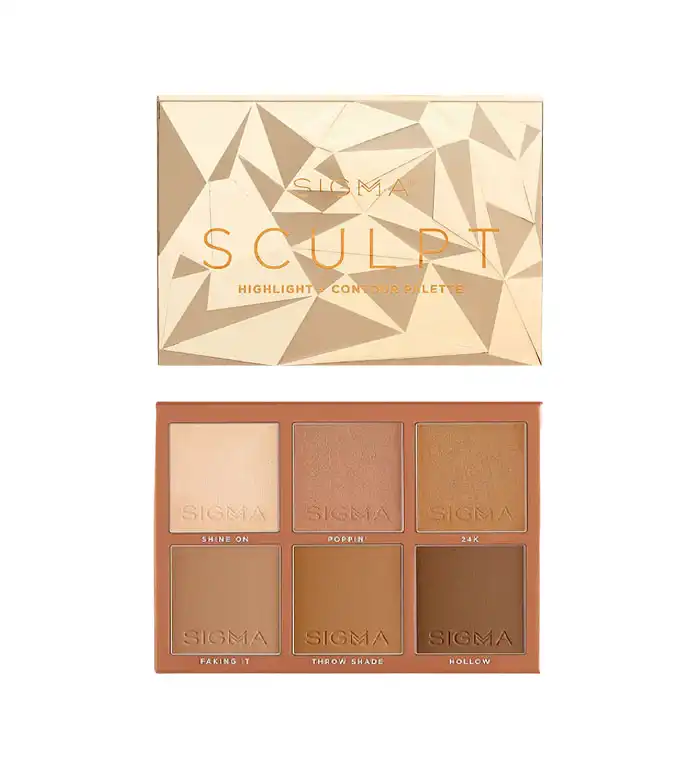 Sigma Beauty - Paleta de iluminadores + contornos Sculpt - Sigma Beauty - Comparador de precios
