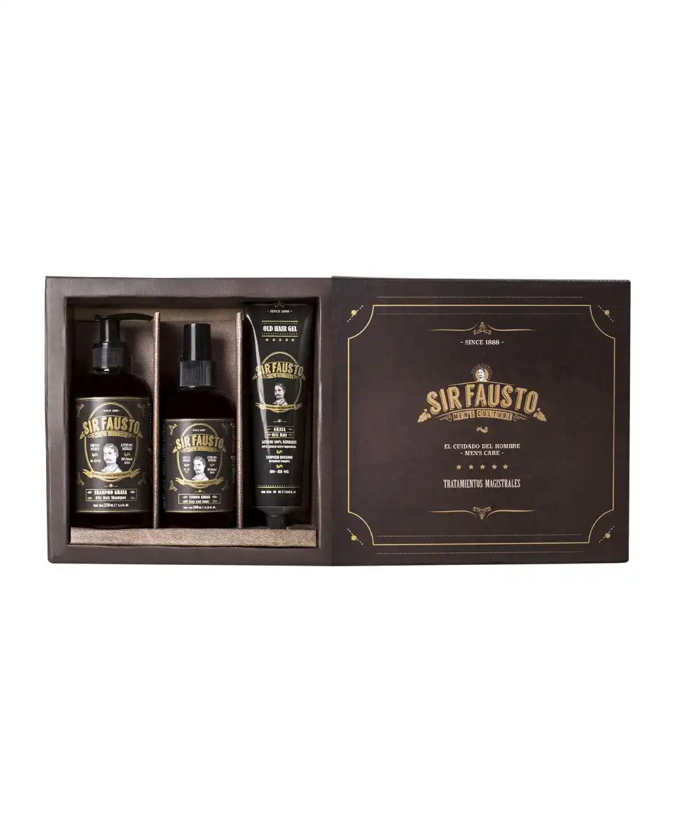 SIR FAUSTO - Estuche de regalo Champú Antigrasa Sir Fausto. - Sir Fausto - Comparador de precios