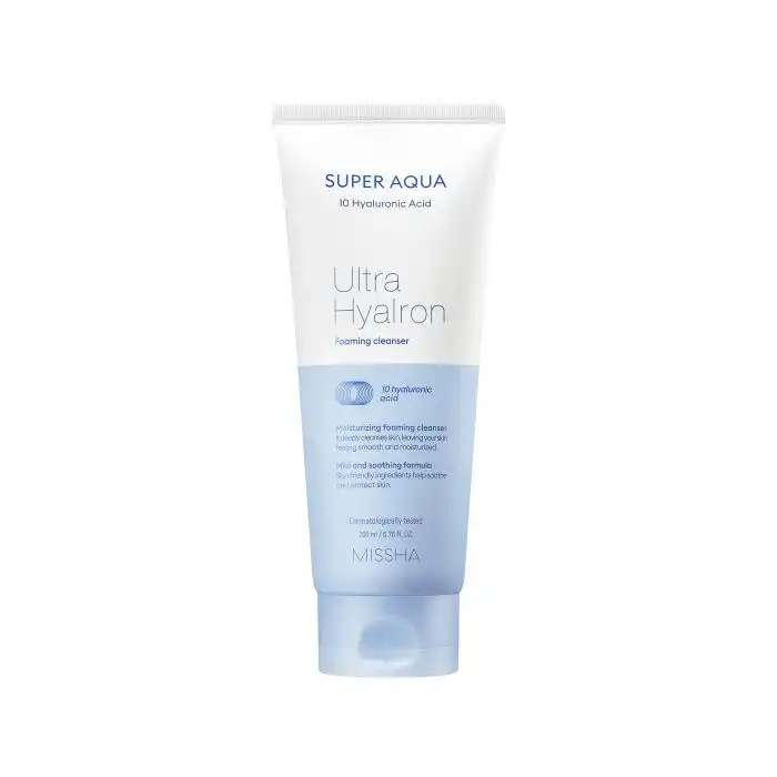 Super Aqua Ultra Hyalron Espuma Limpiadora 200 ml - Missha - Comparador de precios