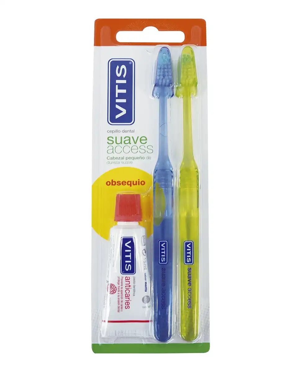 Vitis - Duplo Cepillo Dental Access Suave - Vitis - Comparador de precios