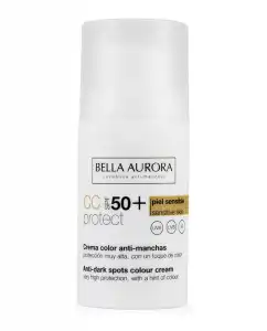 Bella Aurora - Crema Color SPF50+ Anti-Manchas Piel Sensible