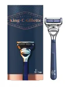 Gillette - Maquinilla De Afeitar Para Cuello + 1 Recambio King C.