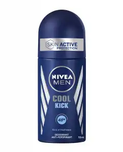 NIVEA - Desodorante Roll-on Cool Kick Skil Active Men