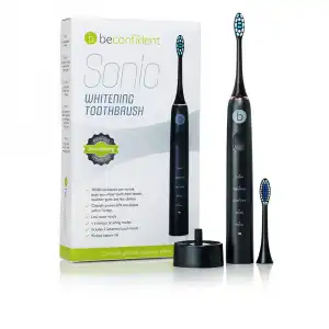 Sonic electric whitening toothbrush #black/rose gold