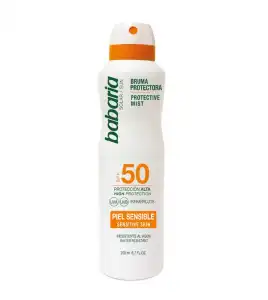 Babaria - Bruma protección solar SPF50 200ml - Pieles sensibles