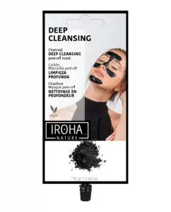 Iroha Nature - Mascarilla Facial Peel Off Detox Con Carbón