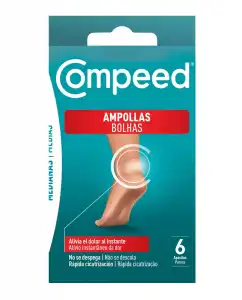 Compeed - Apósitos Medianos Ampollas 6 Unidades