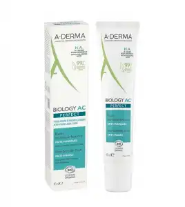A-Derma - *Biology AC* - Crema facial fluída anti-imperfecciones y anti-marcas Perfect