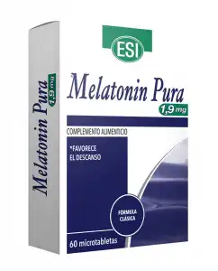 ESI - 60 Microtabletas Para Conciliar El Sueño Melatonin Pura