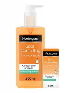 Neutrogena - Pack Cuidado Facial Visibly Clear Limpiadora Spot Proofing + Crema Hidratante