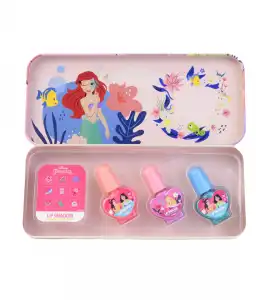 LipSmacker - *Disney Princess*- Estuche de manicura Nail Polish Tin - Ariel y Tiana