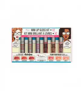 The Balm - Set de Brillos de labios Mini Lip Gloss Kit Vol. 2