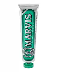 Marvis - Pasta Dentífrica Classic Strong Mint Sabor Menta Refrescante 85 Ml