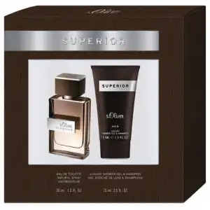 s.Oliver Superior Men Set de regalo Eau de Toilette Spray 30 ml + Shower Gel & Shampoo 75 ml 1.0 pieces