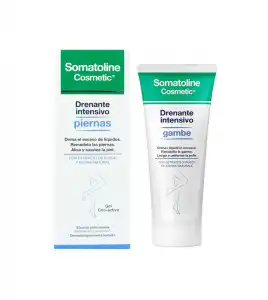 Somatoline Cosmetic - Gel drenante intensivo de piernas con extracto de rusco y escina natural