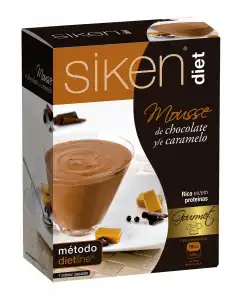 Siken® - Mousse De Chocolate Y Caramelo Gourmet 7 Sobres Diet