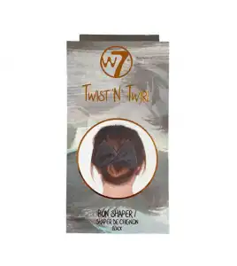 W7 - Coletero Twist N Twirl Bun Shaper - Black