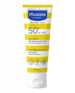 Mustela - Leche Solar Muy Alta Protección SPF 50+ Especial Cara 40 Ml