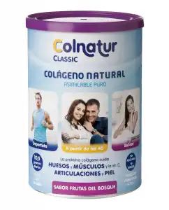 Colnatur - Suplemento Nutricional Colágeno Sabor Frutas Del Bosque 315 G Classic