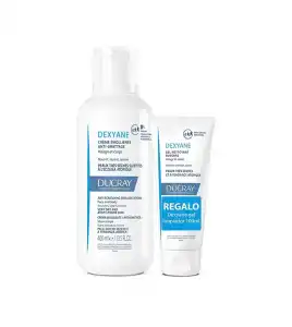 Ducray - *Dexyane* - Set Crema Emoliente 400ml + Gel Limpiador 100 ml