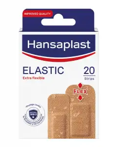 Hansaplast - 20 Apósitos Elastic 2 Tamaños