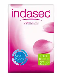 Indasec - Compresa Incontinencia Mini 20 Unidades