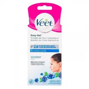 VEET Depilación Facial Piel Sensible Und. Cera Fría