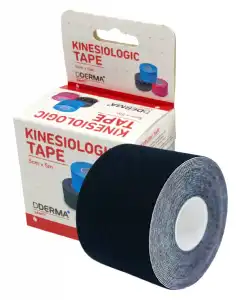 Dderma - Vendaje Neuromuscular Kinesiologic Tape Negro Sanity