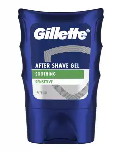 Gillette - After Shave En Gel Con Aloe Vera Para Piel Sensible