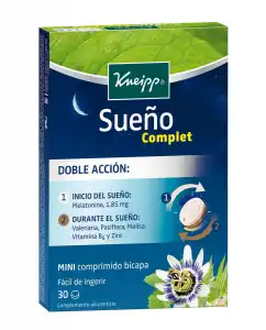 Kneipp - 30 Comprimidos Sueño Complet