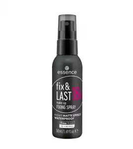 essence - Spray fijador de maquillaje Fix & Last 18h