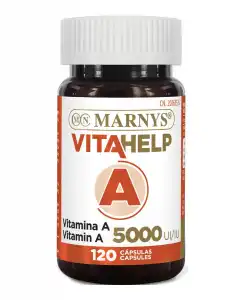 Marnys - 120 Cápsulas Vitahelp Vitamina A 5000 UI