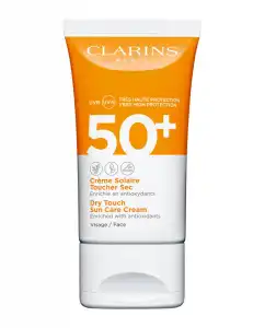 Clarins - Crema Solar Tacto Seco Spf 50, 50 Ml