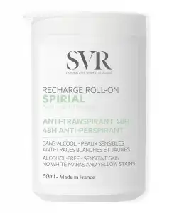 Svr - Recarga Desodorante Roll-On Antitranspirante 48 Horas Spirial 50 Ml