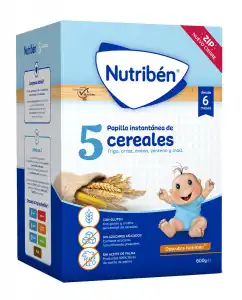 Nutribén® - Papilla 5 Cereales