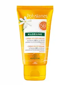 Klorane - Crema Solar Sublime Spf50+ Al Monoï Y Tamanu Bio 50 Ml Polysianes