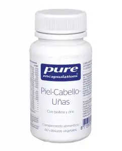 Pure Encapsulations - 60 Cápsulas Piel, Cabello y Uñas Pure Encapsulations.