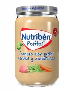 Nutribén® - Potito Ternera Con Verduras 235 G