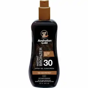 Australian Gold Spray Gel W/Bronzer SPF30, 237 ml