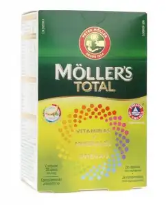 Möller's - Comprimidos Total Vitaminas, Minerales, Omega-3