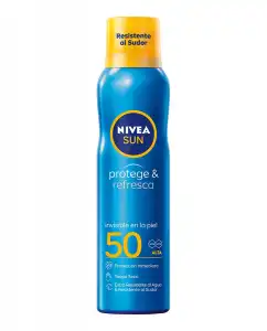 NIVEA - Spray Bruma Solar Protege & Refresca Toque Seco SPF 50 Sun