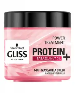 Gliss - Mascarilla De Proteinas 4 EN 1 Con Aceite De Babassu