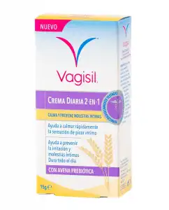 Vagisil - Crema Diaria 2 En 1 15 G