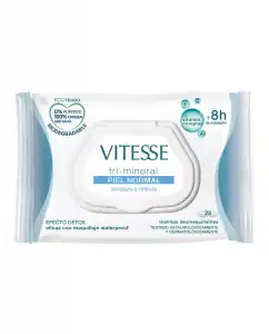 Vitesse - Toallitas Desmaquillantes Piel Normal Biodegradables