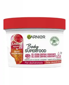 Garnier - Crema Corporal Con Sandía Y Ácido Hialurónico Body Superfood