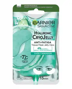 Garnier - Mascarilla Tissu Hyaluronic Cryo Jelly Antifatiga