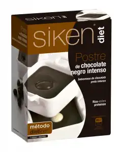Siken® - Postre De Chocolate Negro Intenso 7 Sobres Diet