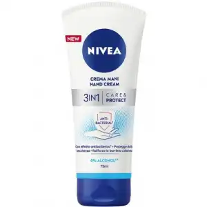 Nivea 3in1 Care & Protect Anti-Bacterial 100 ml Crema de Manos