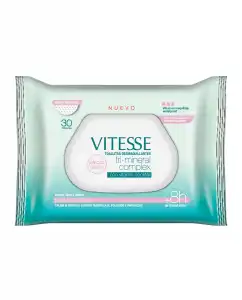 Vitesse - Toallitas Desmaquilladoras Tri-Mineral Complex Piel Sensible